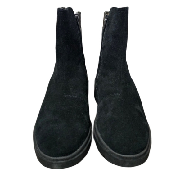 Clarks Calla Mid Black Suede Boots NIB - Picture 3 of 9